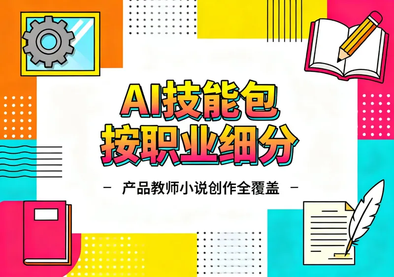 AI技能包资源库按职业细分整理含产品教师小说创作 - 资源