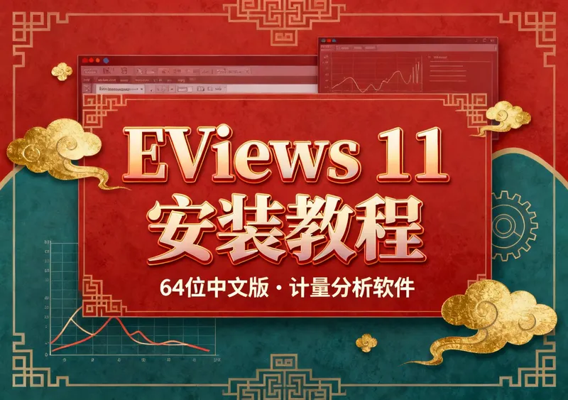 EViews 11安装教程64位中文版下载安装步骤 - 在线工具