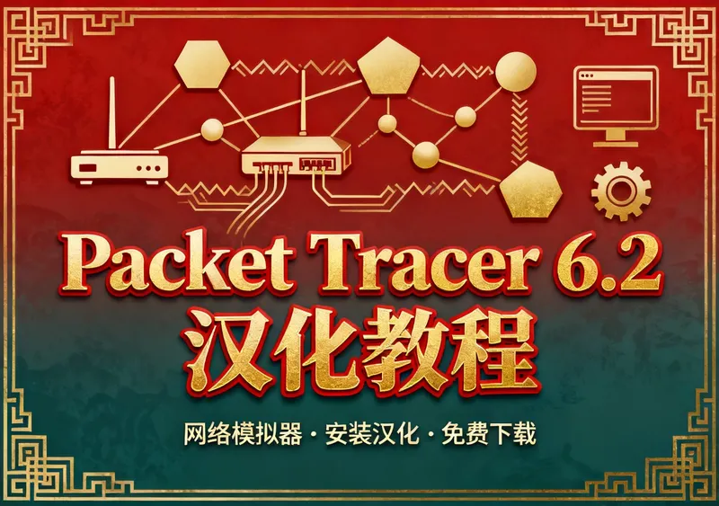 Cisco Packet Tracer 6.2中文版下载安装汉化教程 - 资源