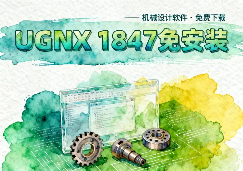 UGNX 1847安装包下载 免安装机械设计软件免费下载 - 前端开发