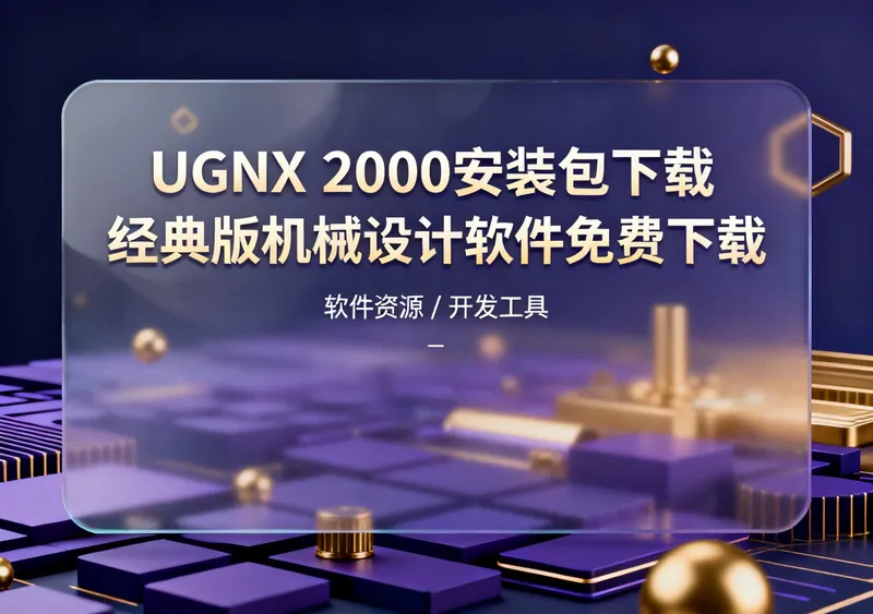 UGNX 2000安装包下载，经典版机械设计软件免费下载 - 前端开发