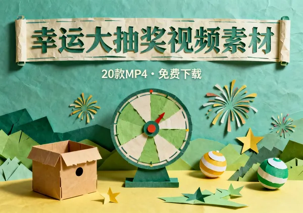幸运大抽奖视频素材20款MP4格式免费下载