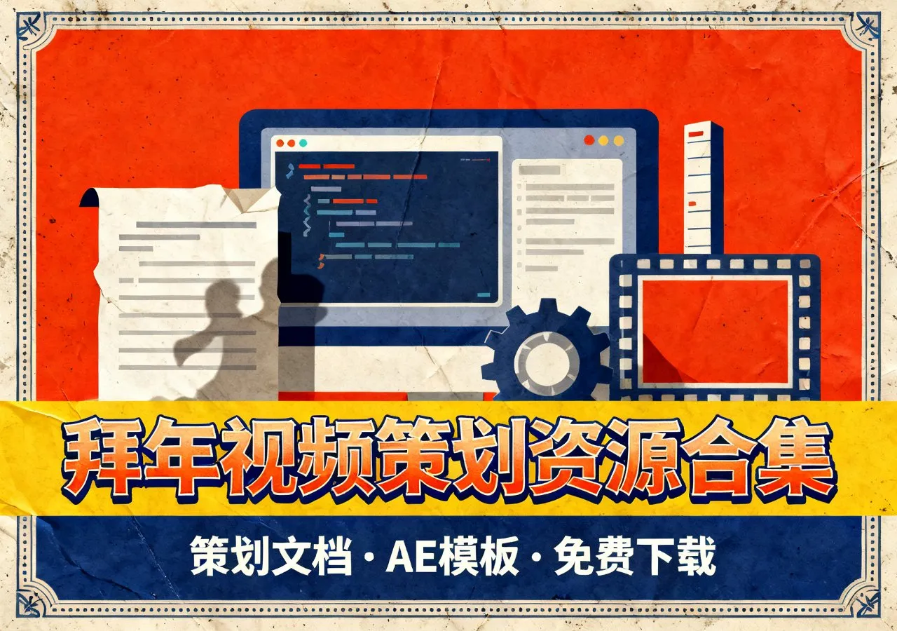 拜年视频策划资源合集，策划文档与AE模板免费下载