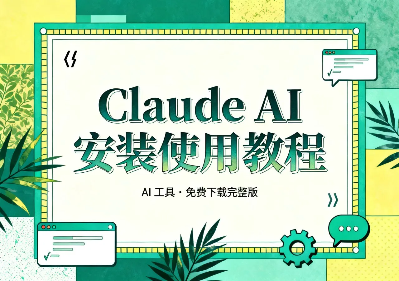 Claude AI安装使用教程完整版免费下载