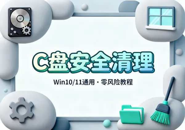 C盘清理教程Win10/Win11通用安全版